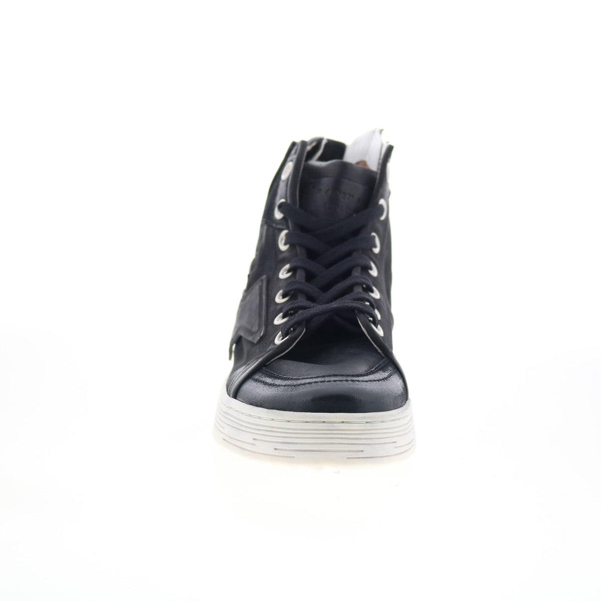 A.S. 98 Adler Womens Black Leather Lace Up Lifestyle Sneakers Shoes