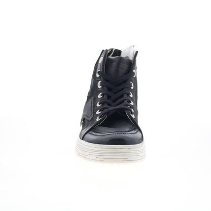 A.S. 98 Adler Womens Black Leather Lace Up Lifestyle Sneakers Shoes