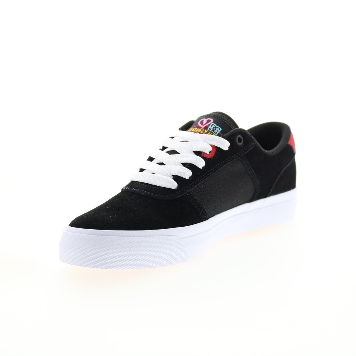 DC Teknic ADYS300763-BR2 Mens Black Canvas Skate Inspired Sneakers Shoes