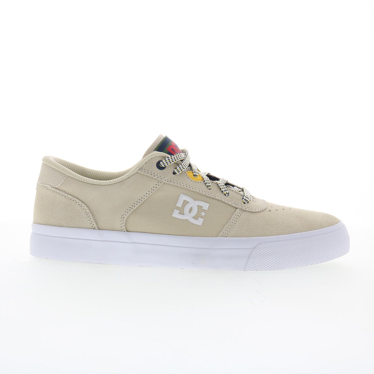 DC Teknic ADYS300763-OG2 Mens Beige Suede Skate Inspired Sneakers Shoes
