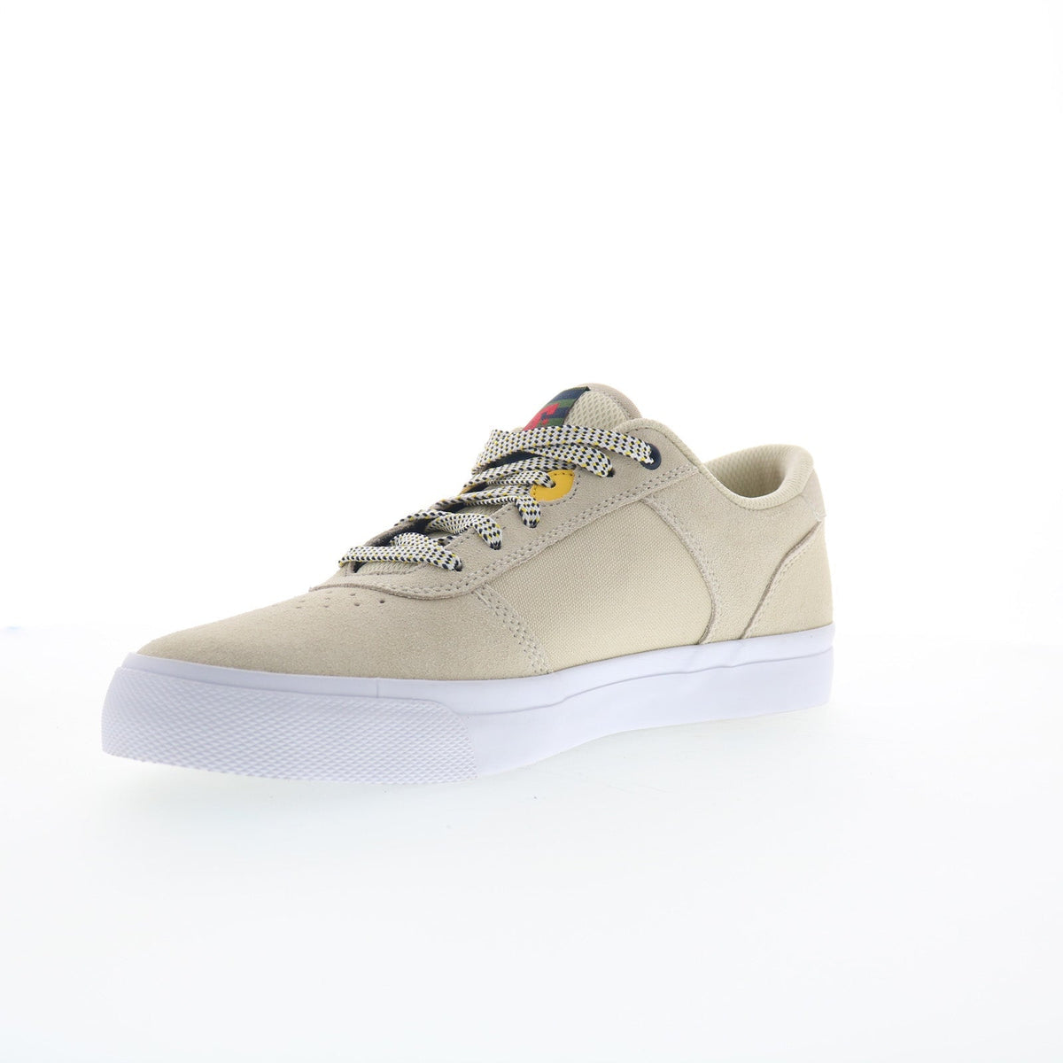 DC Teknic ADYS300763-OG2 Mens Beige Suede Skate Inspired Sneakers Shoes