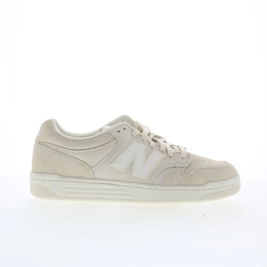 New Balance 480 BB480LDS Mens Beige Suede Lace Up Lifestyle Sneakers Shoes