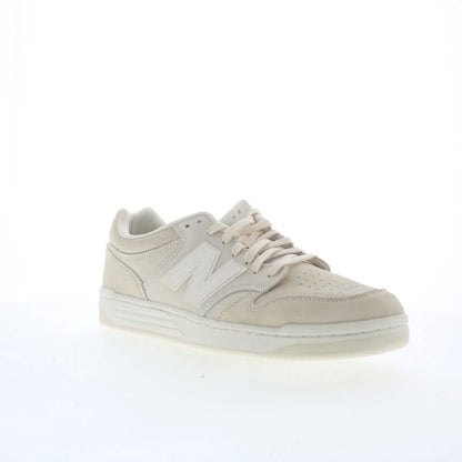 New Balance 480 BB480LDS Mens Beige Suede Lace Up Lifestyle Sneakers Shoes
