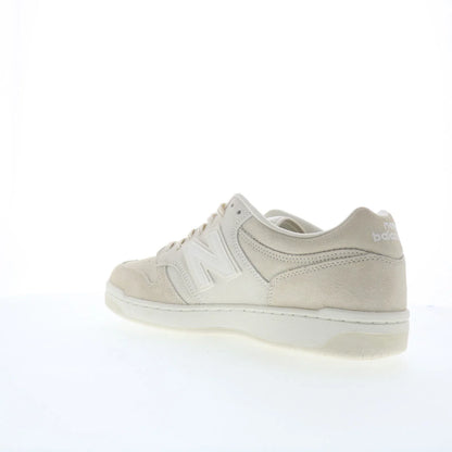 New Balance 480 BB480LDS Mens Beige Suede Lace Up Lifestyle Sneakers Shoes