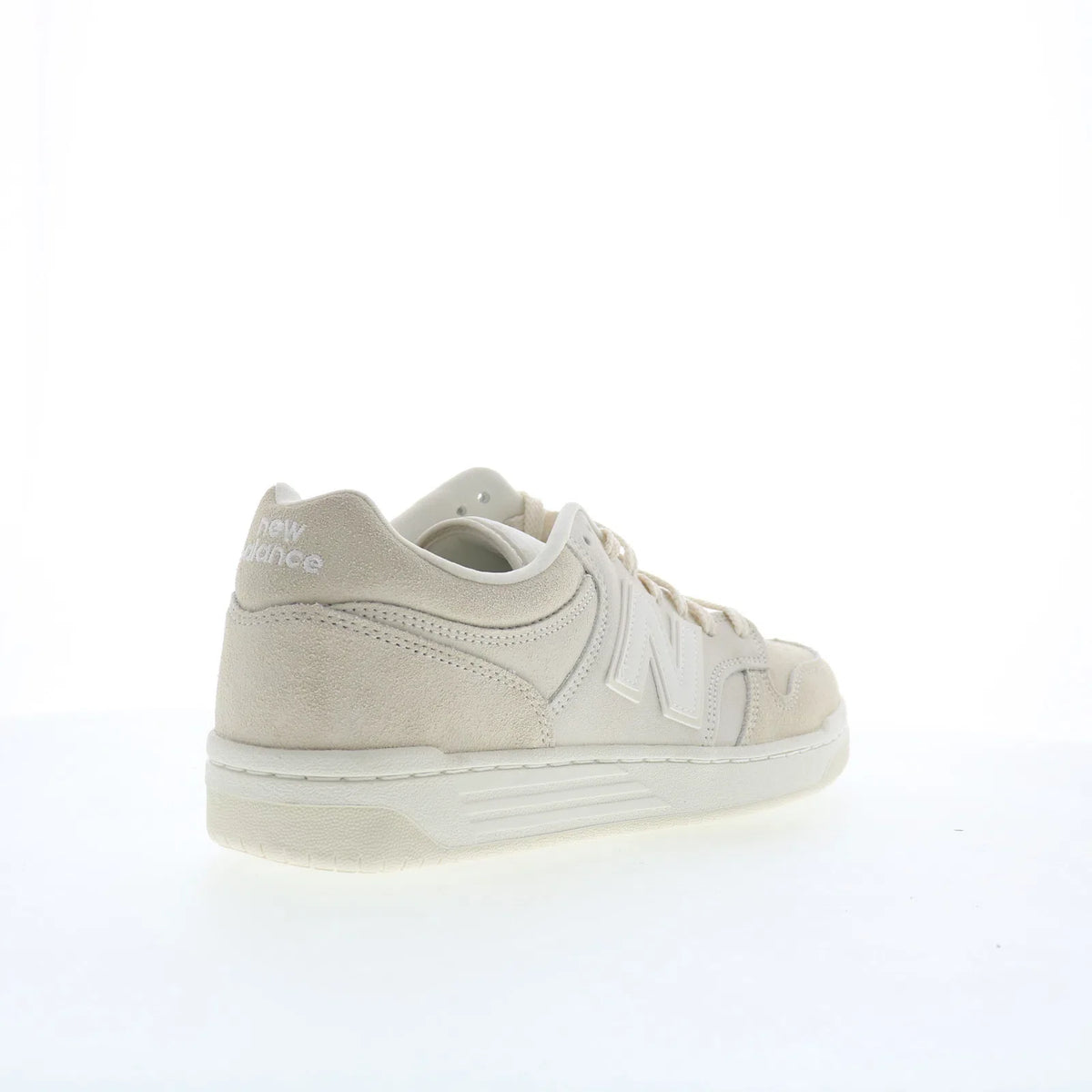 New Balance 480 BB480LDS Mens Beige Suede Lace Up Lifestyle Sneakers Shoes