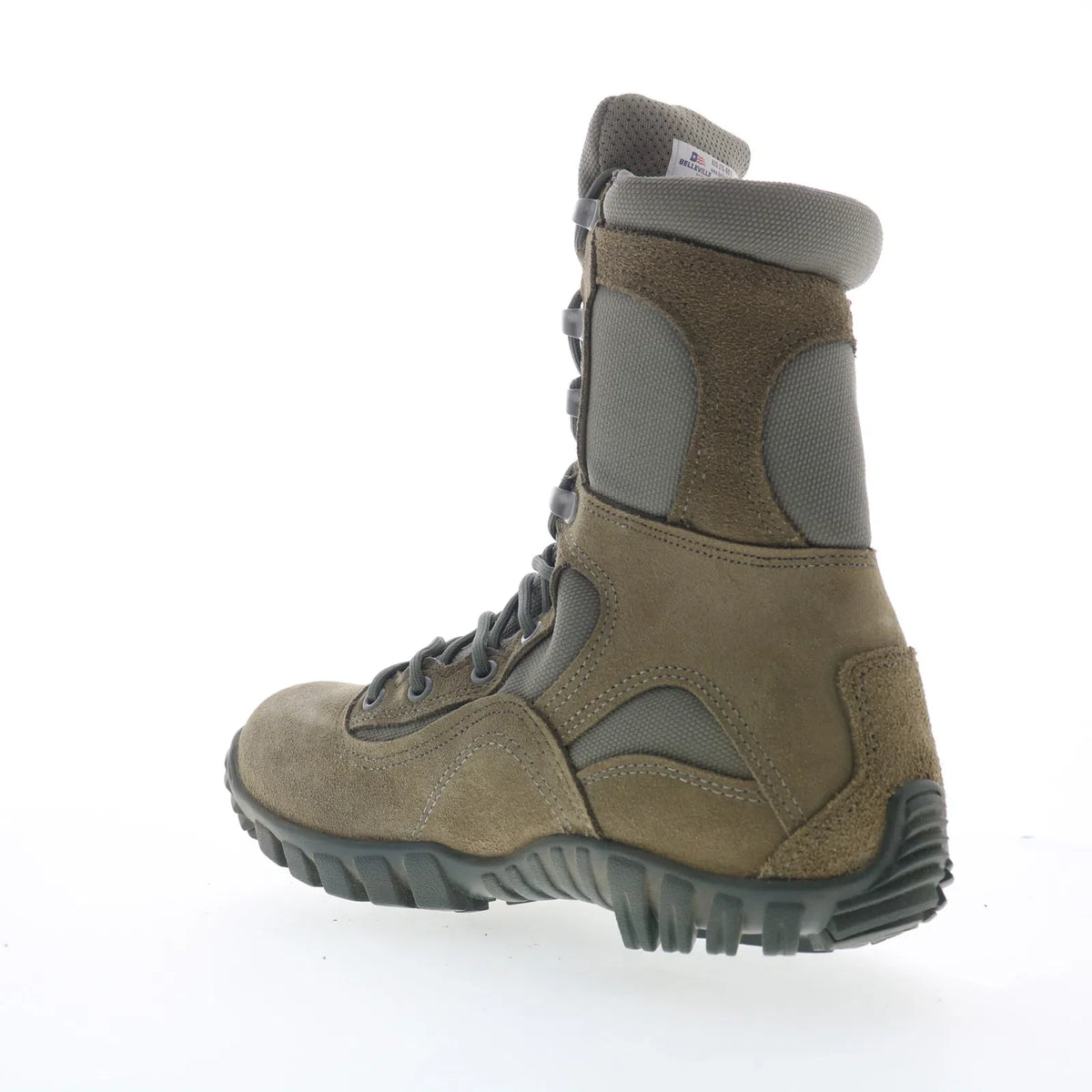 Belleville Sabre Made In USA 693 Mens Gray Wide Suede Tactical Boots