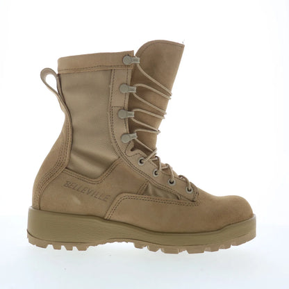 Belleville Waterproof Flight Combat Made In USA Mens Brown Tactical Boots