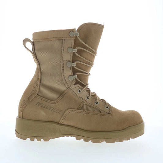 Belleville Waterproof Flight Combat Made In USA Mens Brown Tactical Boots