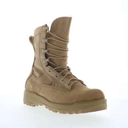 Belleville Waterproof Flight Combat Made In USA Mens Brown Tactical Boots