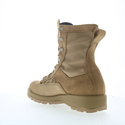 Belleville Waterproof Flight Combat Made In USA Mens Brown Tactical Boots
