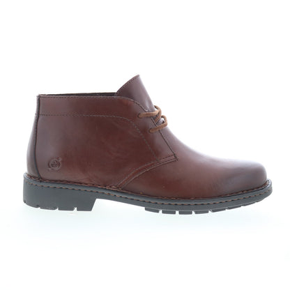 Born Lincoln BM0019506 Mens Brown Leather Lace Up Chukkas Boots
