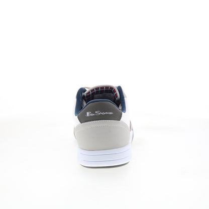 Ben Sherman Pacer Sneaker Mens White Synthetic Lifestyle Sneakers Shoes
