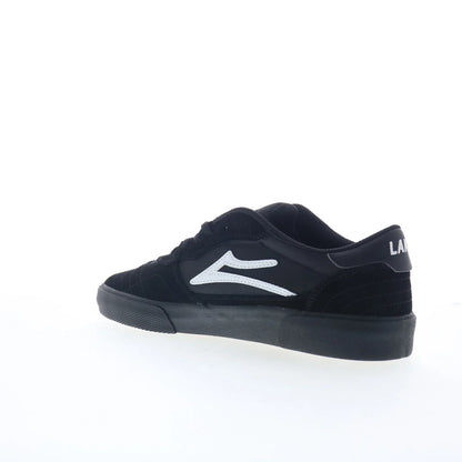 Lakai Cambridge Mens Black Suede Lace Up Skate Inspired Sneakers Shoes