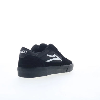 Lakai Cambridge Mens Black Suede Lace Up Skate Inspired Sneakers Shoes