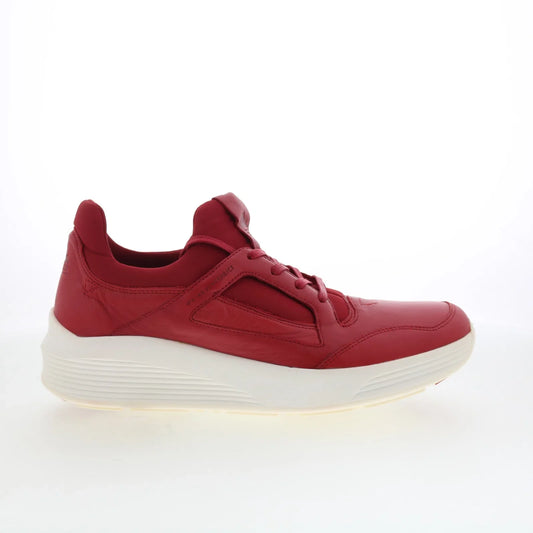 Pajar Chelsea 47071 Mens Red Leather Lace Up Lifestyle Sneakers Shoes