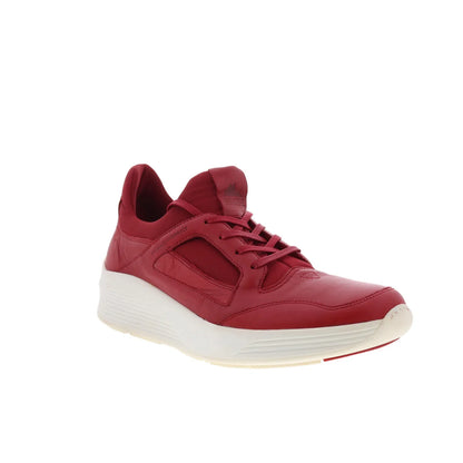 Pajar Chelsea 47071 Mens Red Leather Lace Up Lifestyle Sneakers Shoes