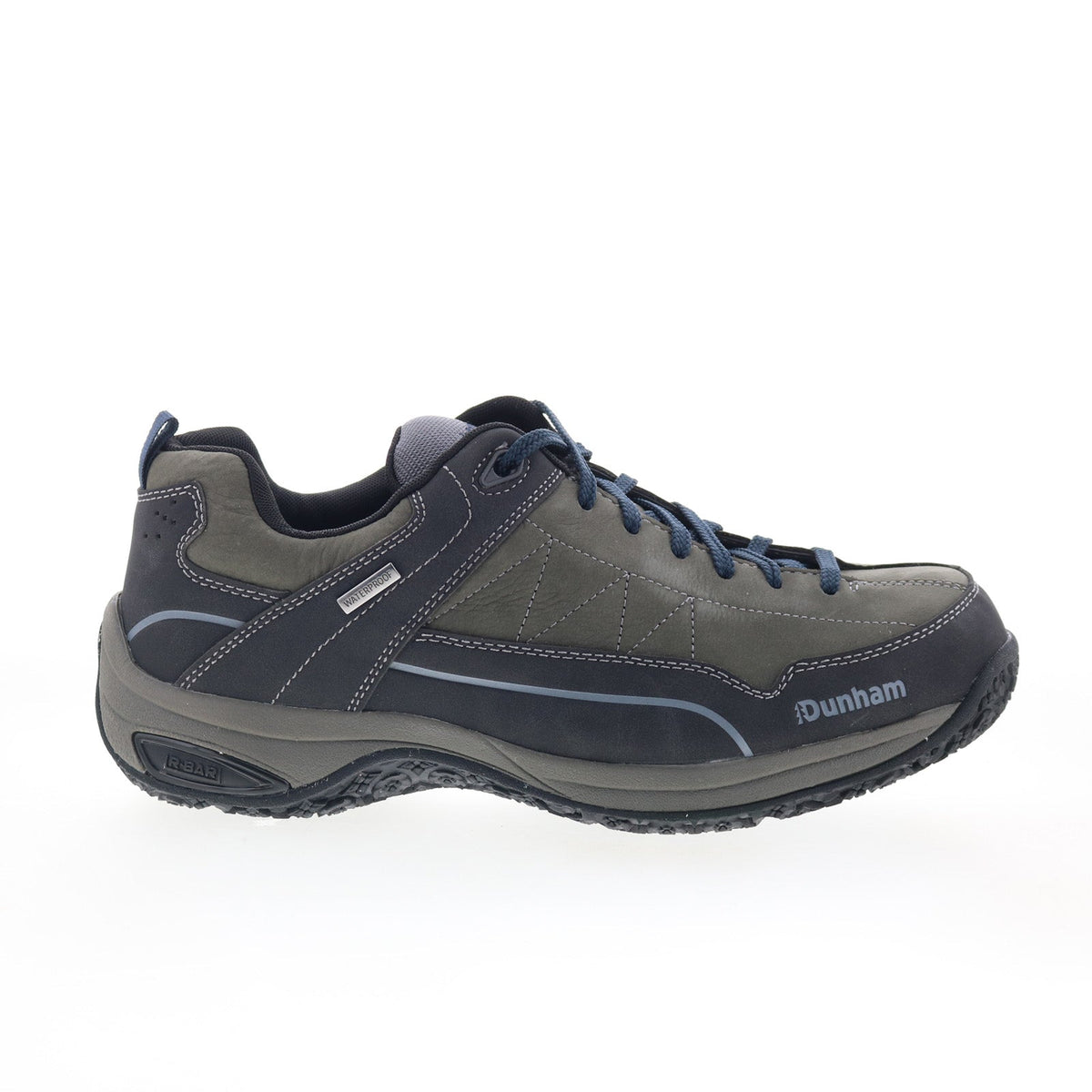 Dunham Cloud Plus WP Lace Up Trekker Mens Gray Extra Wide 4E Oxfords Shoes