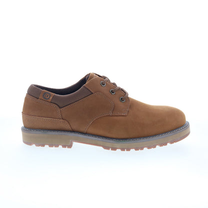 Dunham Byrne Plain Toe Oxford Mens Brown Extra Wide 4E Oxfords Shoes