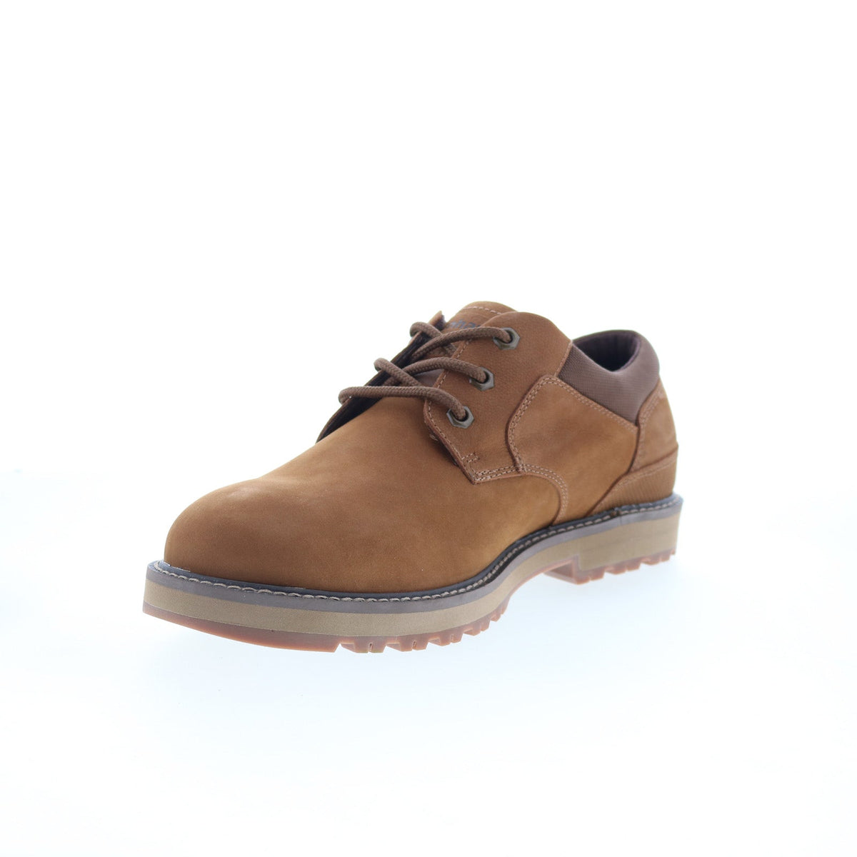 Dunham Byrne Plain Toe Oxford Mens Brown Extra Wide 4E Oxfords Shoes