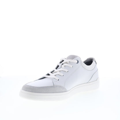 Rockport Total Motion Court Blucher Mens White Lifestyle Sneakers Shoes