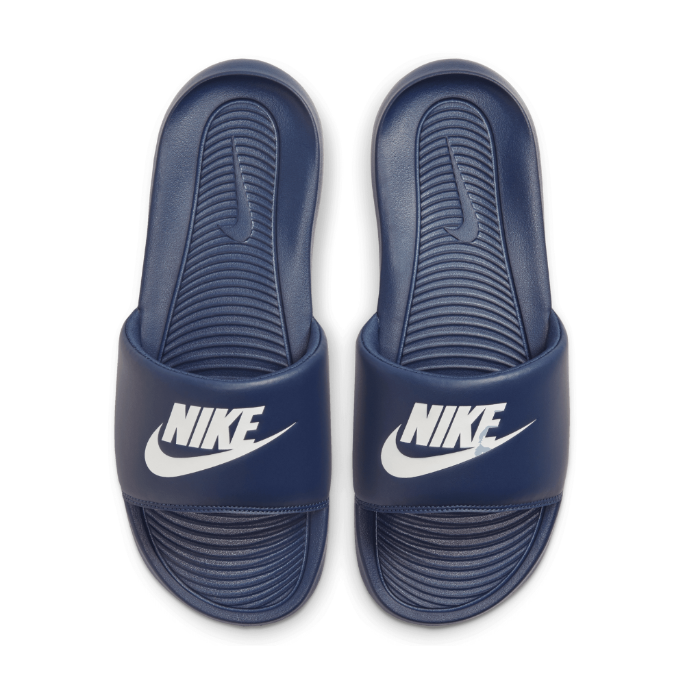 Victori One Slides Men's :Midnight Navy | White