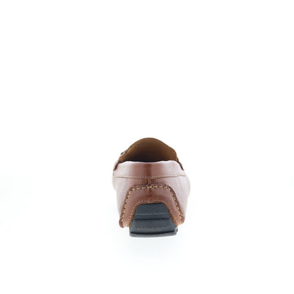 Studio Belvedere Conway Mens Brown Leather Loafers & Slip Ons Casual Shoes