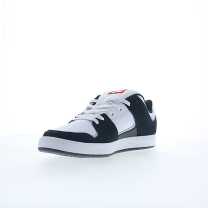 DC Cure DC01681065-WHTPBK Mens White Suede Skate Inspired Sneakers Shoes