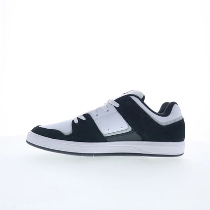 DC Cure DC01681065-WHTPBK Mens White Suede Skate Inspired Sneakers Shoes