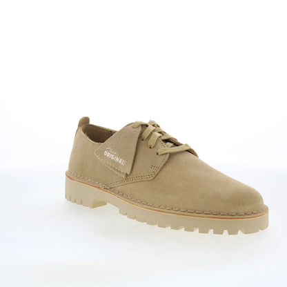 Clarks Desert Rock LO 26178128 Mens Beige Oxfords & Lace Ups Plain Toe Shoes