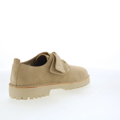 Clarks Desert Rock LO 26178128 Mens Beige Oxfords & Lace Ups Plain Toe Shoes