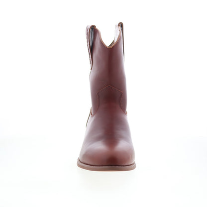 Dingo Lefty Western Boot DI-212 Mens Burgundy Leather Slip On Western Boots