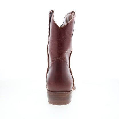 Dingo Lefty Western Boot DI-212 Mens Burgundy Leather Slip On Western Boots