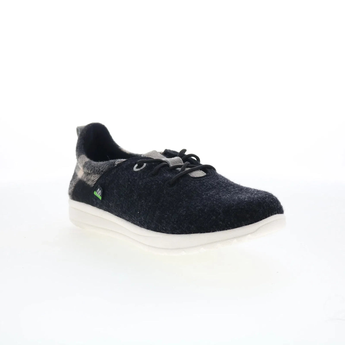 Minnetonka Eco Anew 61055 Womens Black Canvas Lifestyle Sneakers Shoes