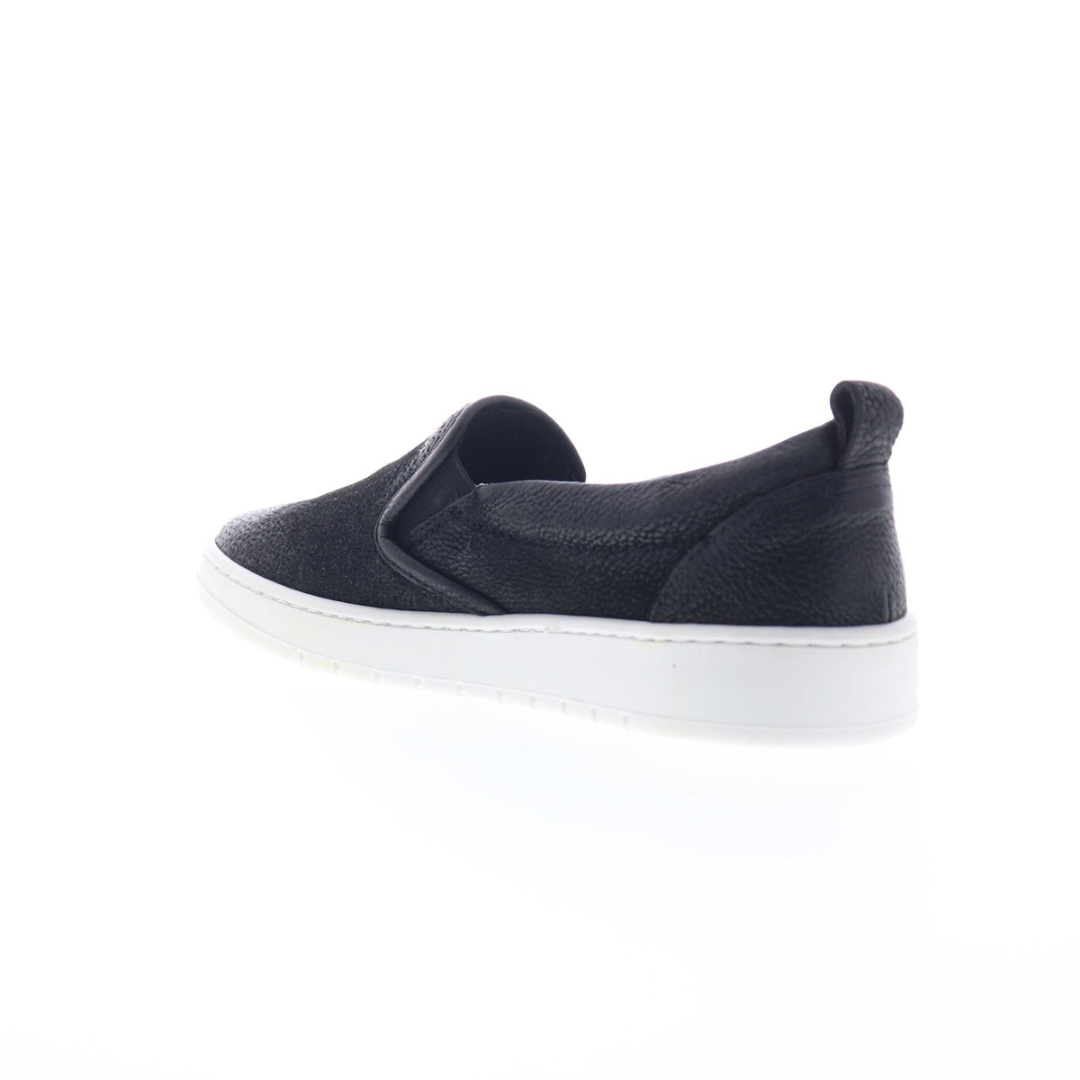Miz Mooz Emersen Womens Black Leather Slip On Lifestyle Sneakers Shoes