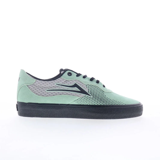 Lakai Essex Elite Mens Green Suede Lace Up Skate Inspired Sneakers Shoes