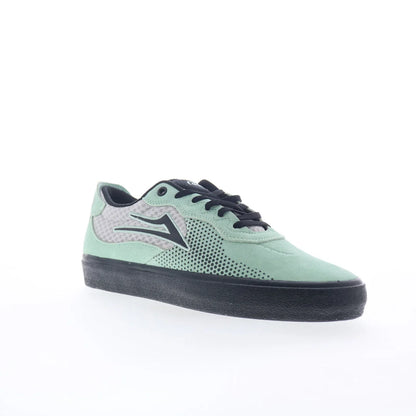 Lakai Essex Elite Mens Green Suede Lace Up Skate Inspired Sneakers Shoes