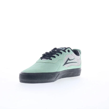 Lakai Essex Elite Mens Green Suede Lace Up Skate Inspired Sneakers Shoes