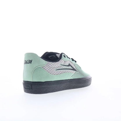 Lakai Essex Elite Mens Green Suede Lace Up Skate Inspired Sneakers Shoes