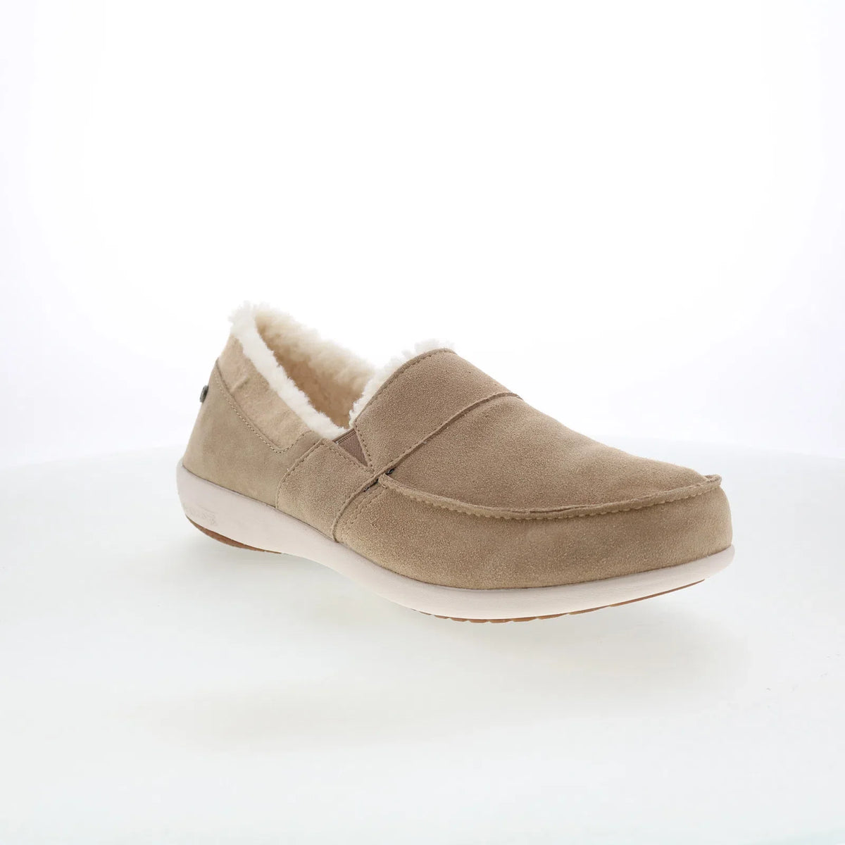 Spenco Fiesta Cozy Slip-On SP2009TAN Mens Brown Loafers Casual Shoes