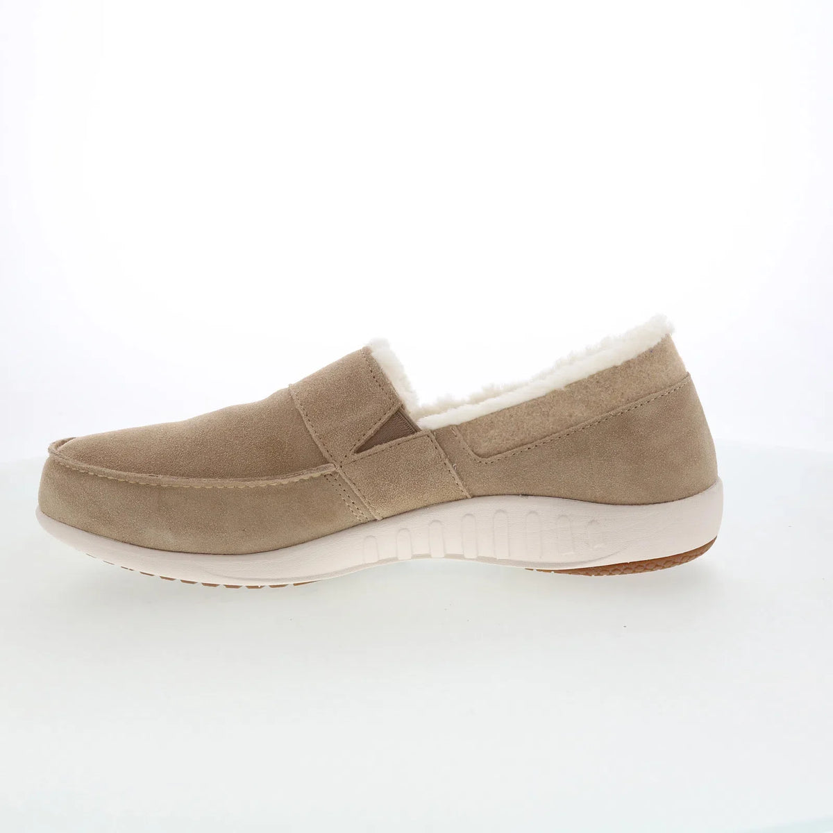 Spenco Fiesta Cozy Slip-On SP2009TAN Mens Brown Loafers Casual Shoes