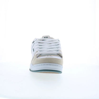 Globe Fusion GBFUS Mens White Leather Lace Up Skate Inspired Sneakers Shoes