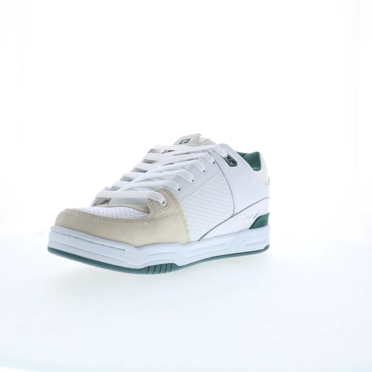 Globe Fusion GBFUS Mens White Leather Lace Up Skate Inspired Sneakers Shoes