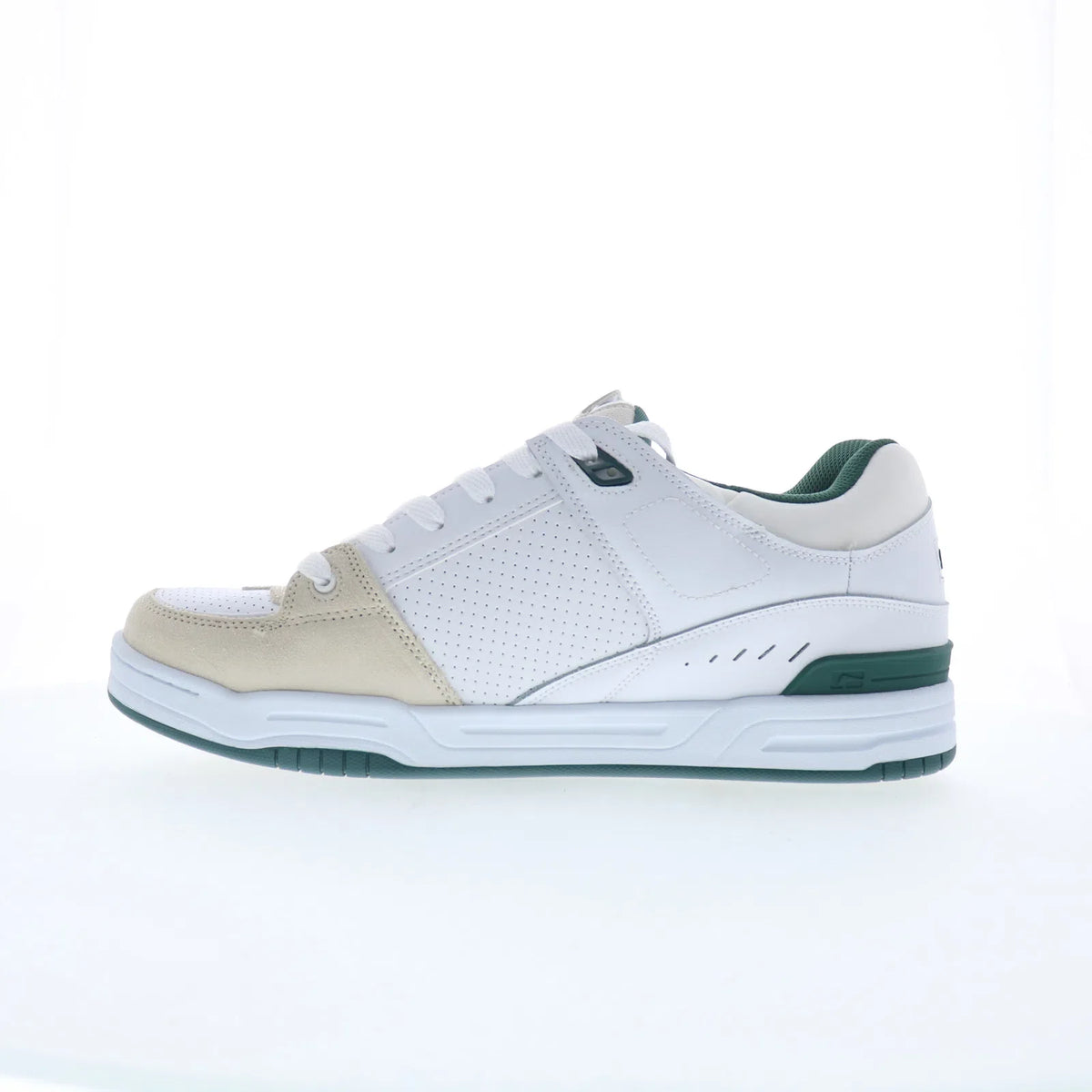 Globe Fusion GBFUS Mens White Leather Lace Up Skate Inspired Sneakers Shoes