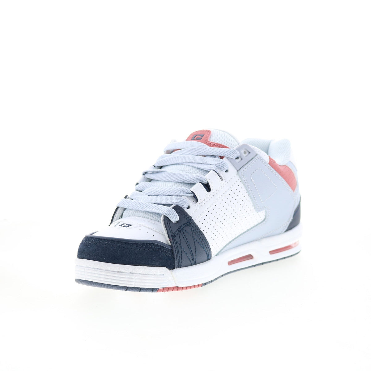 Globe Sabre GBSABR Mens Blue Leather Lace Up Skate Inspired Sneakers Shoes