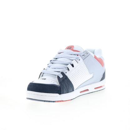 Globe Sabre GBSABR Mens Blue Leather Lace Up Skate Inspired Sneakers Shoes