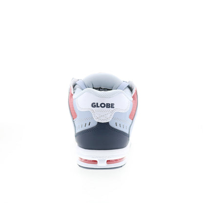 Globe Sabre GBSABR Mens Blue Leather Lace Up Skate Inspired Sneakers Shoes