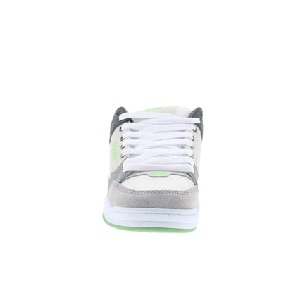 Globe Tilt GBTILT Mens Gray Leather Lace Up Skate Inspired Sneakers Shoes