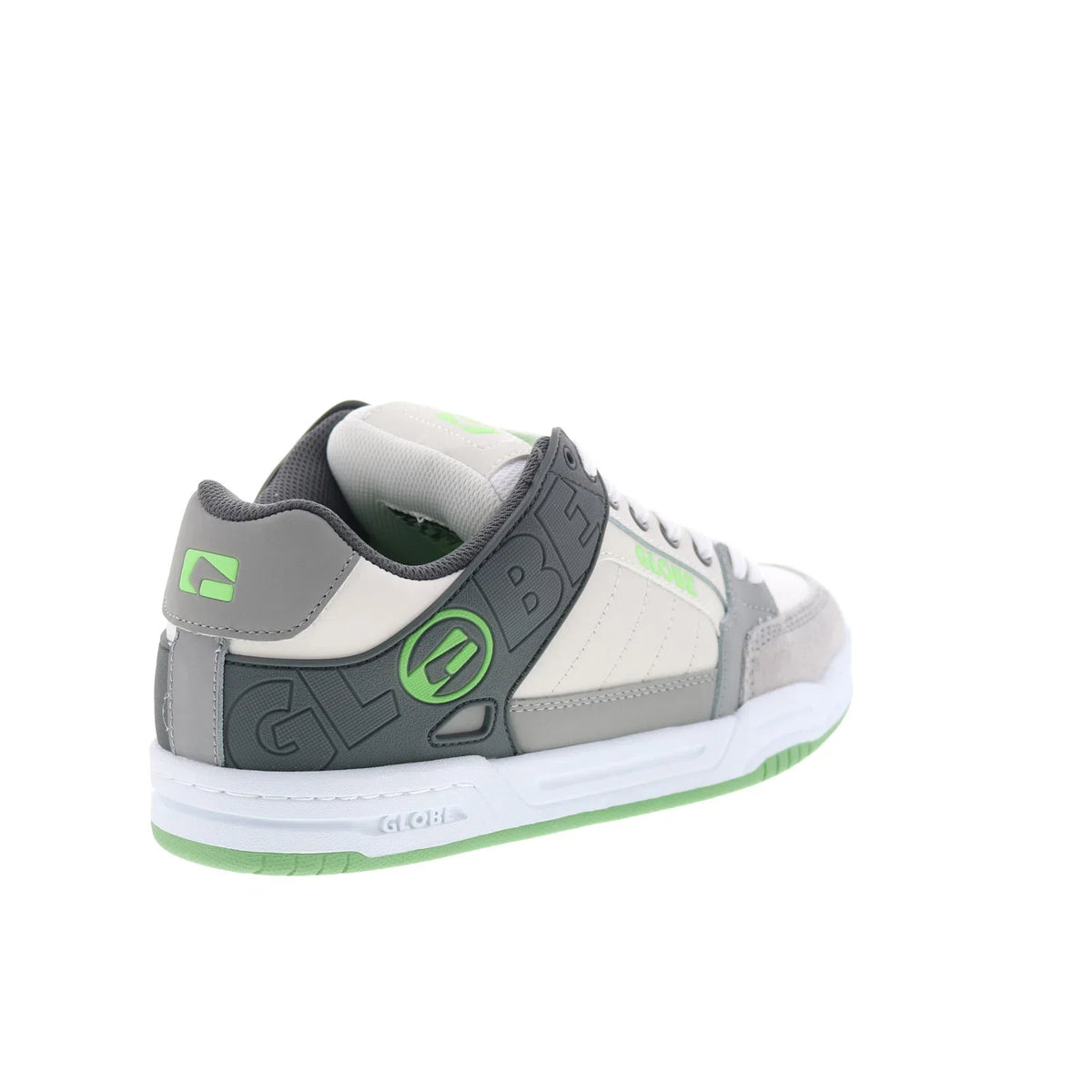 Globe Tilt GBTILT Mens Gray Leather Lace Up Skate Inspired Sneakers Shoes