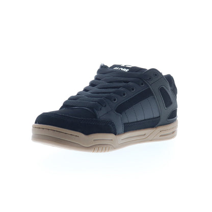 Globe Tilt GBTILT Mens Black Leather Lace Up Skate Inspired Sneakers Shoes