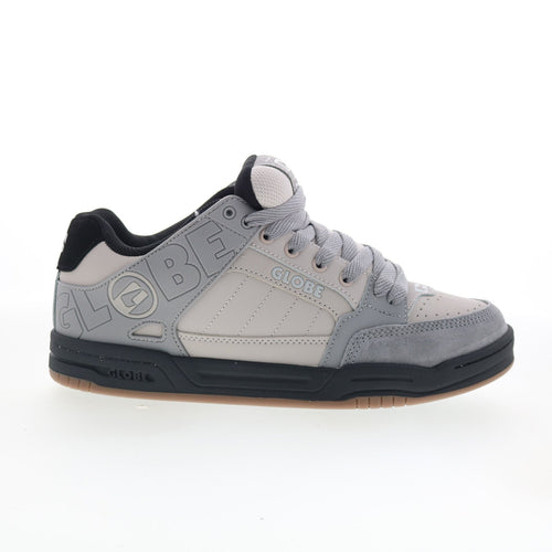 Globe Tilt GBTILT Mens Gray Suede Lace Up Skate Inspired Sneakers Shoes